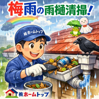 梅雨に気を付けたい雨樋のこと