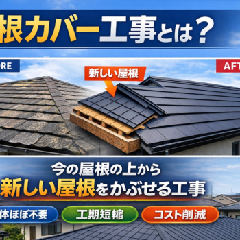 スレート屋根にカバー工事はどこまでできる？