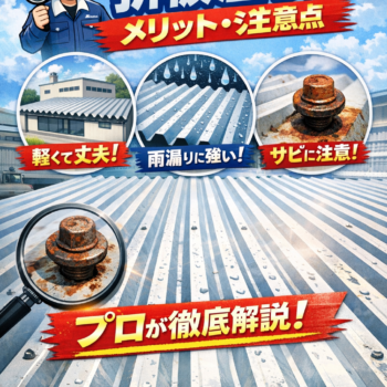 折板屋根（せっぱんやね）って何？