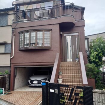豊中市夕日丘A様邸外壁塗装工事＜アステックペイント　フッ素使用＞